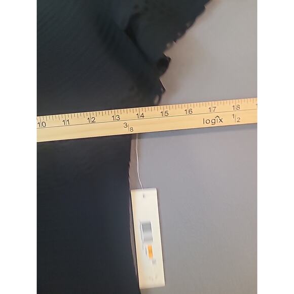 Eliza J Black Double Ruffle Scallop Ribbed Sheath Dress – Size Small NWT - Picture 5 of 9